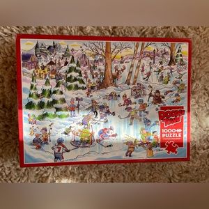 Cobble Hill Doodle Town Hockey Town 1000 pieces puzzle